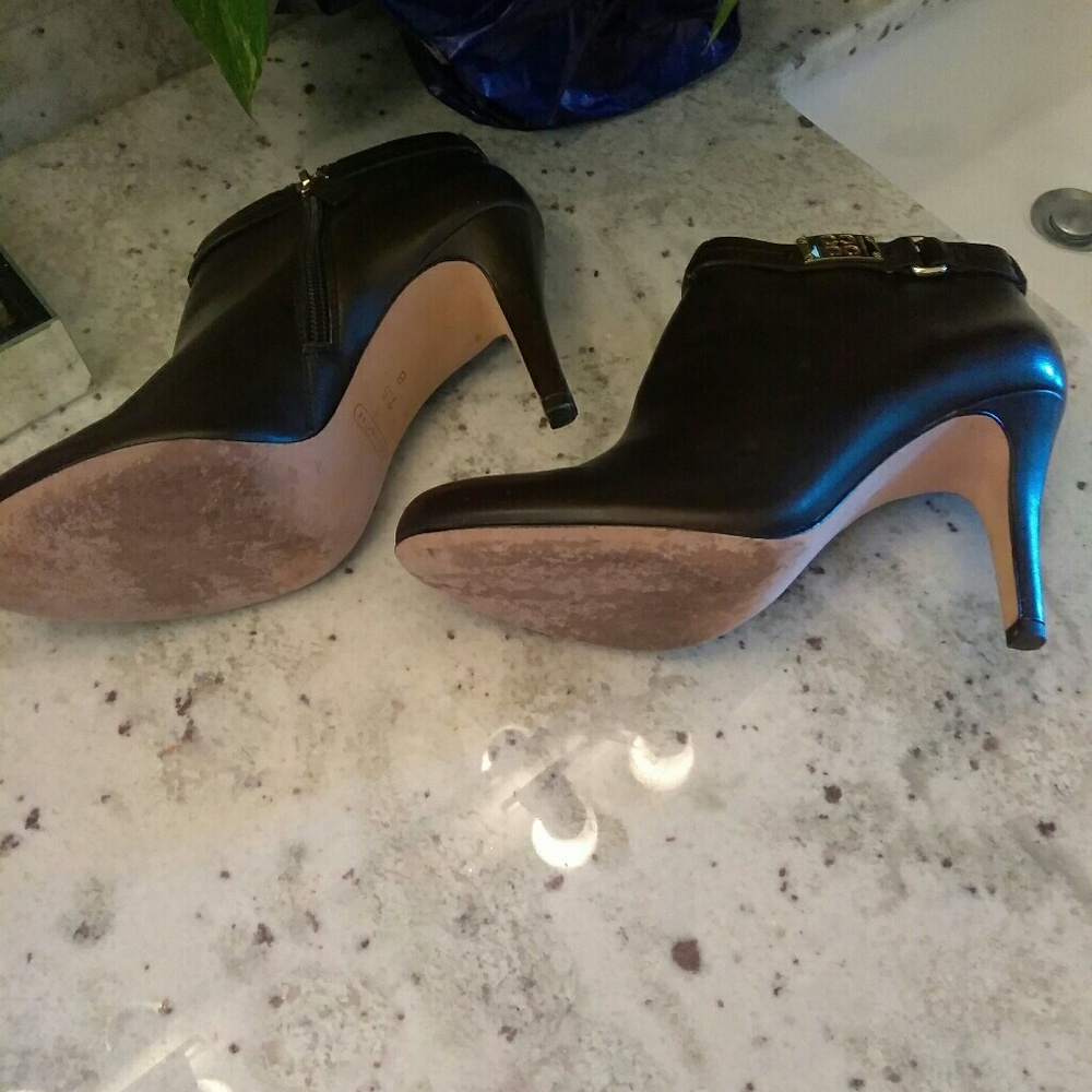 Authentic Coach Leather Booties - image 7